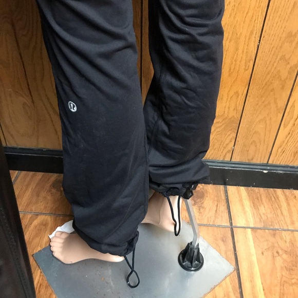 Lululemon"Tadasana Pant-Black & Blue-Size 6-Good Condition - Picture 5 of 15